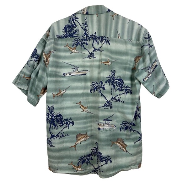 Campia Regular Fit Short Sleeve Hawaiian Shirt Men’s Size L Tropical Button Up - Picture 2 of 4